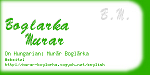 boglarka murar business card